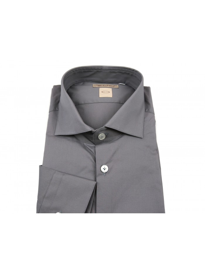 Michael Coal Men's Shirt Art. 575 L Unita Gray