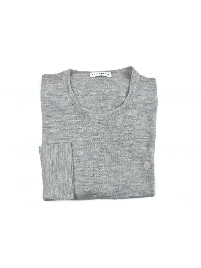 Ballantyne Maglia Uomo Art. R-Neck Pull Ghiaia Grigio Ballantyne Maglia Uomo Art. R-Neck Pull Ghiaia Grigio