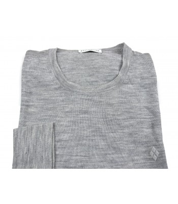 Ballantyne Men's Sweater Art. R-Neck Pull Gray Gravel 2