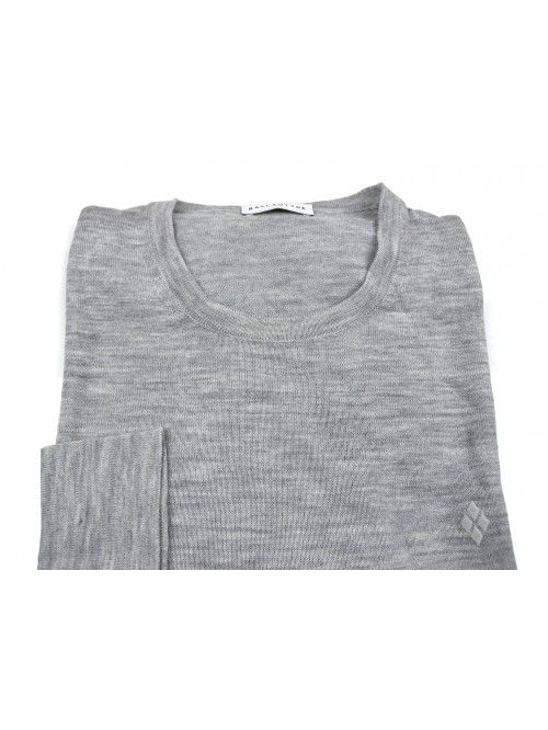 Ballantyne Maglia Uomo Art. R-Neck Pull Ghiaia Grigio