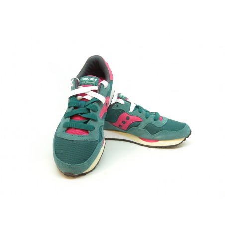 Shoes Woman Sneakers DXN made of green nylon