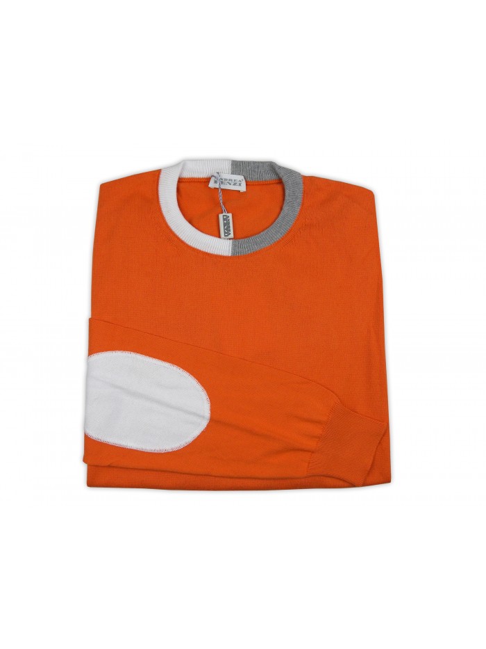 Andrea Fenzi Maglia Uomo Mod. 7105G01 COL 31537 Arancione Andrea Fenzi Maglia Uomo Mod. 7105G01 COL 31537 Arancione