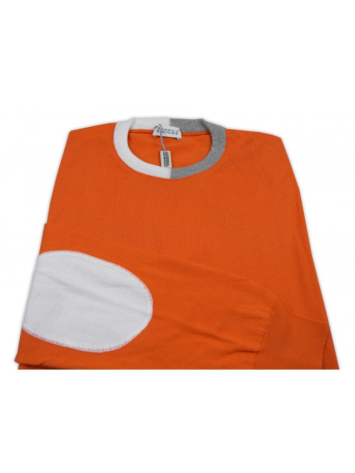 Andrea Fenzi Maglia Uomo Mod. 7105G01 COL 31537 Arancione