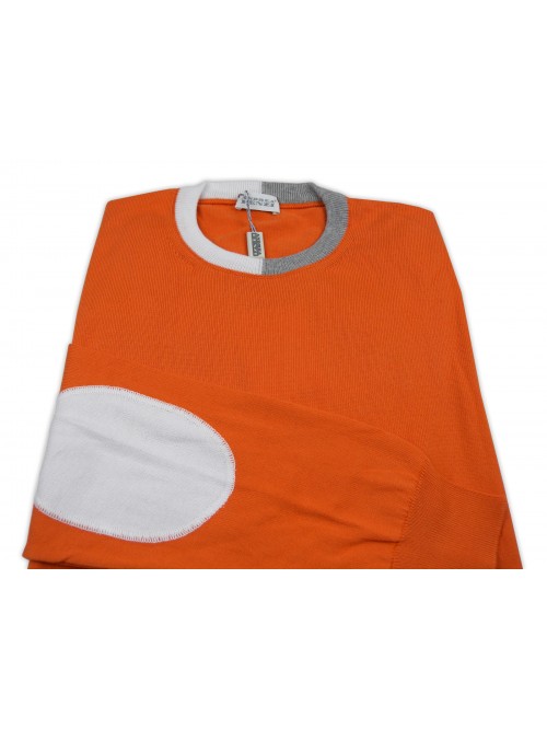 Andrea Fenzi Maglia Uomo Mod. 7105G01 COL 31537 Arancione