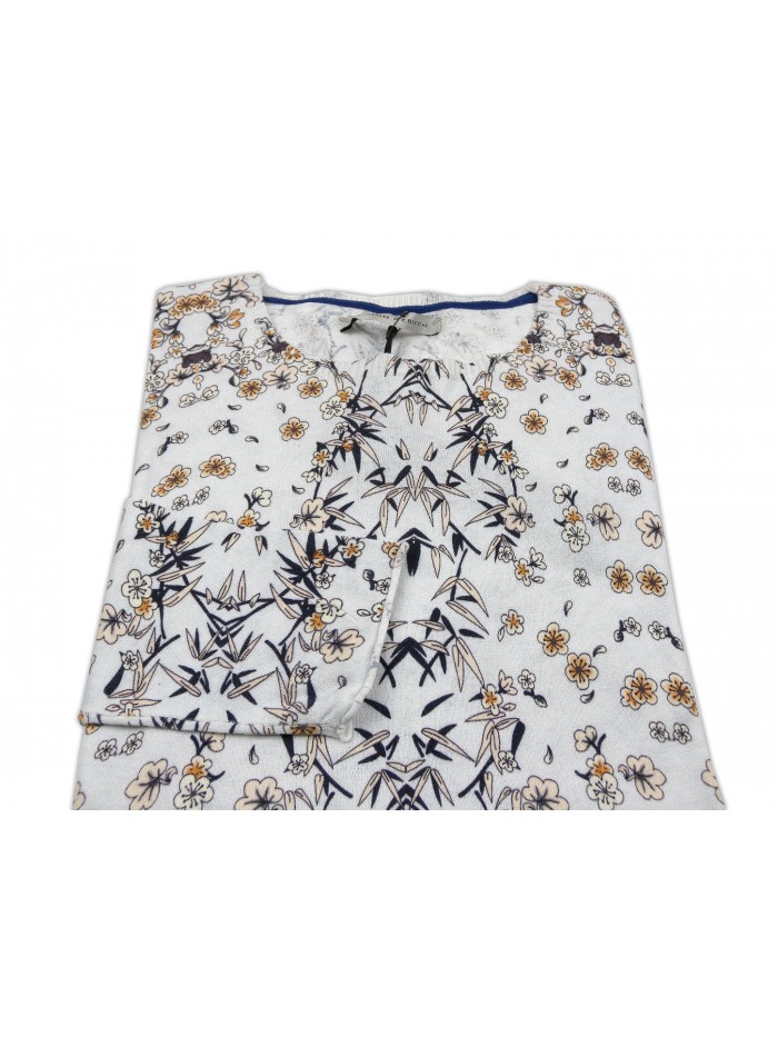 Massimo Rebecchi Maglia Uomo Mod. SOB612KH Floreale Panna