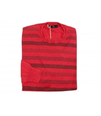 Fay Man Shirt Mod. NMMC118287T Red Striped