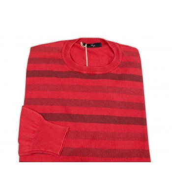 Fay Man Shirt Mod. NMMC118287T Red Striped 2
