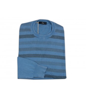 Fay Man Shirt Mod. NMMC118287T Blue Striped