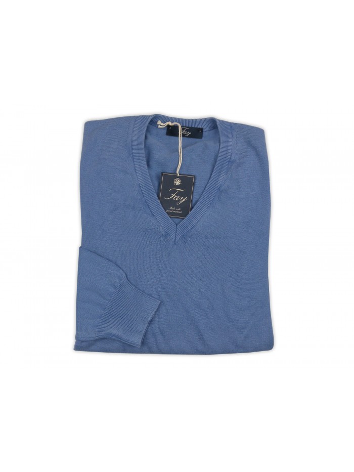 Fay Man Shirt Mod. NMMC122224TEVP Unit V Blue sugar paper Fay Man Shirt Mod. NMMC122224TEVP Unit V Blue sugar paper