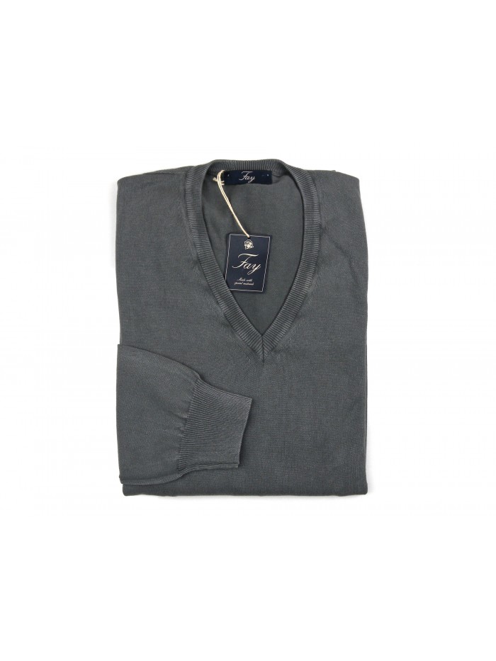 Fay Maglia Uomo Mod. NMMC122224TEVP Unita V Grigio Fay Maglia Uomo Mod. NMMC122224TEVP Unita V Grigio