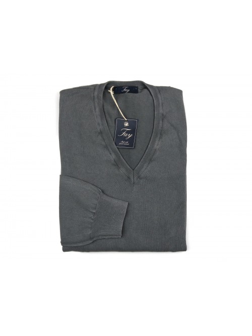 Fay Maglia Uomo Mod. NMMC122224TEVP Unita V Grigio Fay Maglia Uomo Mod. NMMC122224TEVP Unita V Grigio