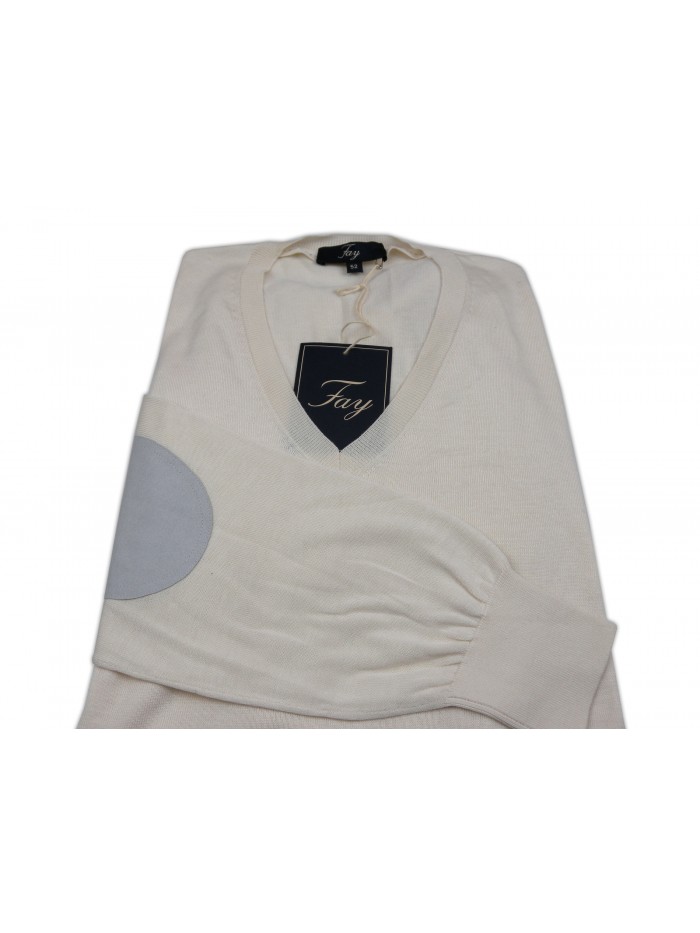 Fay Maglia Uomo Mod. NMMC118892Z COL DHZB001 Panna