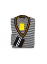 Etro Men's Shirt Mod. 1650 39356 VAR 100 Brown / White Striped