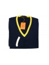 Etro Men's Shirt Mod. 13874 9720 VAR 200 Blue / Yellow Band
