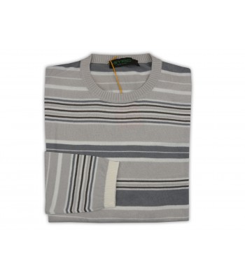 Etro Men's Shirt Mod. 16505 9357 VAR 901 Striped Dove Gray / Gray