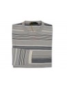 Etro Maglia Uomo Mod. 16505 9357 VAR 901 Rigato Tortora/Grigio