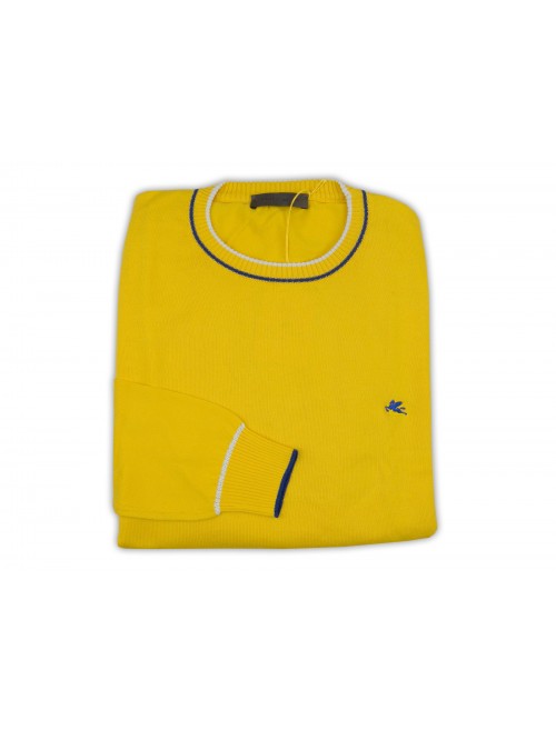 Etro Maglia Uomo Mod. 003120 18646M400 VAR 702 Unita Giallo Etro Maglia Uomo Mod. 003120 18646M400 VAR 702 Unita Giallo