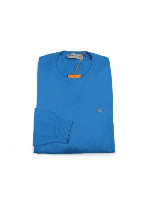 Etro Maglia Uomo Mod. 11600 9750 VAR 252 Unita Azzurro Etro Maglia Uomo Mod. 11600 9750 VAR 252 Unita Azzurro