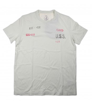 Dondup T-Shirt Uomo Art. Smokey 941736 Panna Numeri