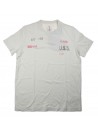 Dondup Men's T-Shirt Art. Smokey 941736 Cream Numbers