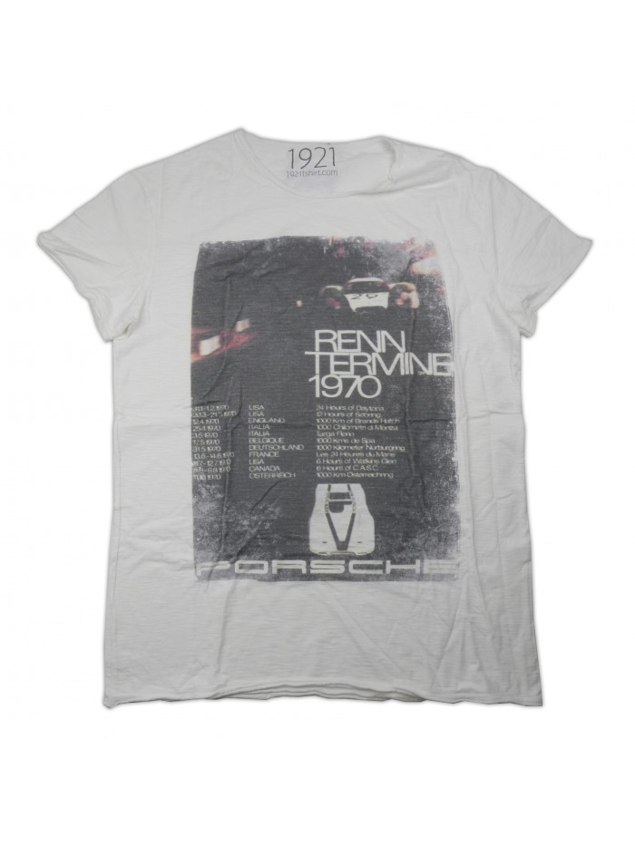 1921.com Men's T-Shirt Art. N0260792917 Porsche White 1921.com Men's T-Shirt Art. N0260792917 Porsche White