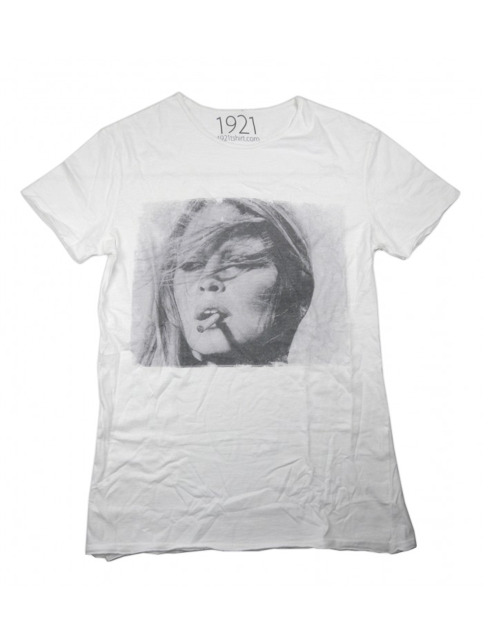 1921.com T-Shirt Uomo Art. N0795067441 Ursula Andress Sigaretta Bianco 1921.com T-Shirt Uomo Art. N0795067441 Ursula Andress Sigaretta Bianco