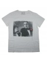 1921.com Men's T-Shirt Art. 00303781459 James Bond Gun Flower White