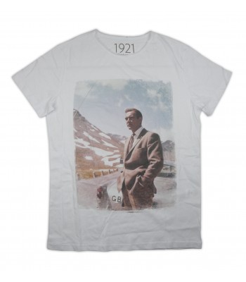 1921.com Men's T-Shirt Art. 00125485785 James Bond Mountains White