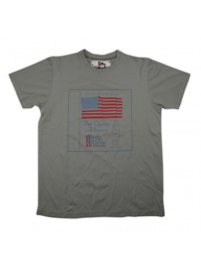 Roy Roger's Men's T-Shirt Art. 208 American Army Green Roy Roger's Men's T-Shirt Art. 208 American Army Green