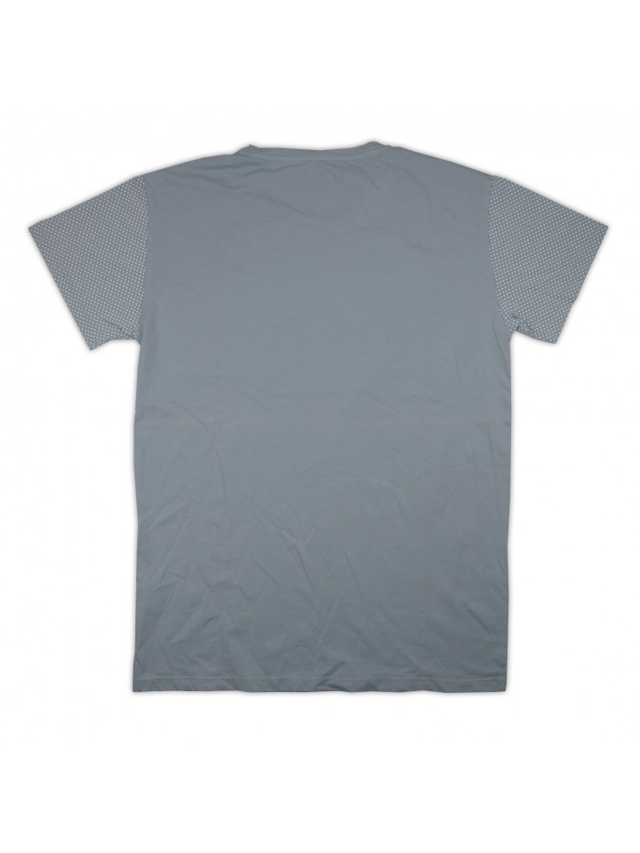 Massimo Rebecchi T-Shirt Uomo Art. SOB702HC Righe Fiocchi Pois Grigio