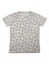 Massimo Rebecchi T-Shirt Uomo Art. SOB708HI COL 037 Fiori Panna