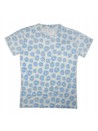 Massimo Rebecchi T-Shirt Uomo Art. SOB708HI COL 062 Fiori Panna