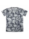 Massimo Rebecchi Men's T-Shirt Art. SOB704HF COL 010 Floral Blue / White