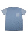 Massimo Rebecchi Men's T-Shirt Art. UOB711F1 COL 062 Light Blue / White Polka Dots