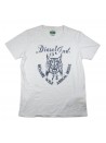 Diesel Men's T-Shirt Art. DSCXEX00QVJ COL 100 Punched with White Logo