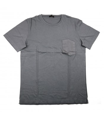 Ne Pas Men's T-Shirt Art. MM 1112/1 Gray Micro Herringbone