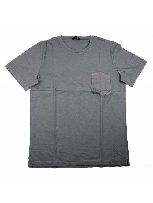 Ne Pas Men's T-Shirt Art. MM 1112/1 Gray Micro Herringbone Ne Pas Men's T-Shirt Art. MM 1112/1 Gray Micro Herringbone