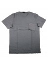 Ne Pas Men's T-Shirt Art. MM 1112/1 Gray Micro Herringbone