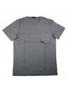 Ne Pas T-Shirt Uomo Art. MM 1112/1 Grigio Micro Spigato