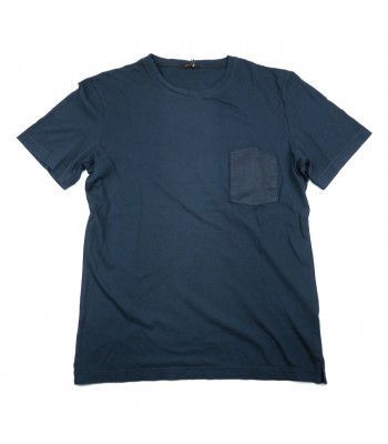 Ne Pas T-Shirt Uomo Art. MM 1112/1 Blu Denim Spigato