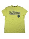 Blauer T-Shirt Uomo Art. 0694000454 COL 607 Giallo New York District