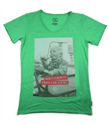 Boom Bap Men's T-Shirt Art. MVL0084 Kid's Pipe Green