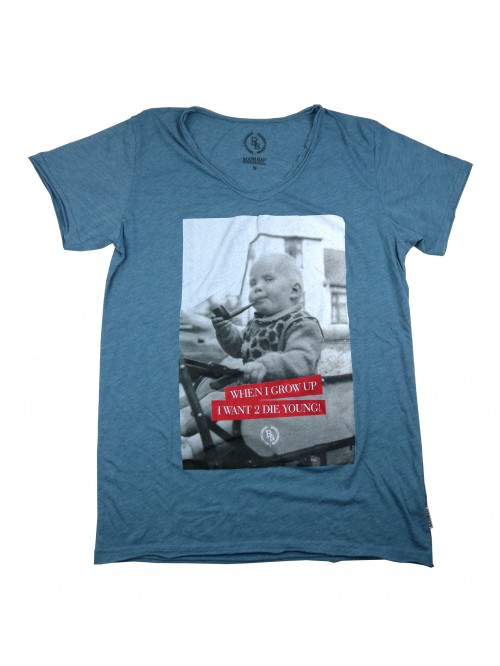 Boom Bap Men's T-Shirt Art. MVL0084 Kid's Pipe Blue Boom Bap Men's T-Shirt Art. MVL0084 Kid's Pipe Blue