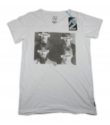 Boom Bap T-Shirt Uomo Art. MVL0043 Beatles Bianco