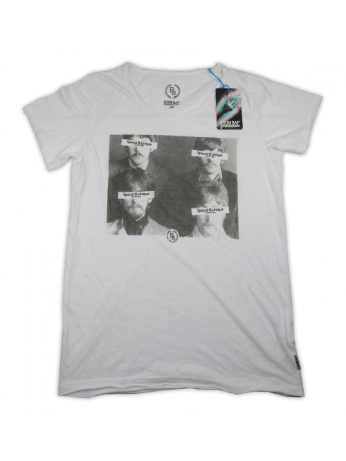Boom Bap Men's T-Shirt Art. MVL0043 Beatles White