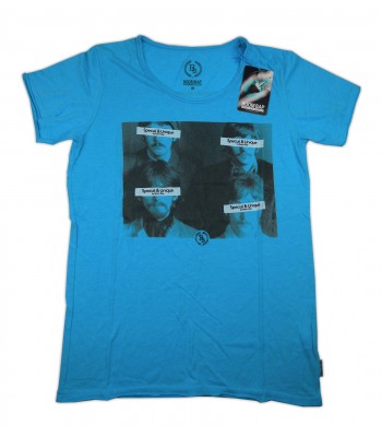Boom Bap Men's T-Shirt Art. MVL0043 Beatles Blue Neon
