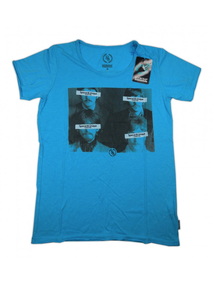 Boom Bap Men's T-Shirt Art. MVL0043 Beatles Blue Neon Boom Bap Men's T-Shirt Art. MVL0043 Beatles Blue Neon