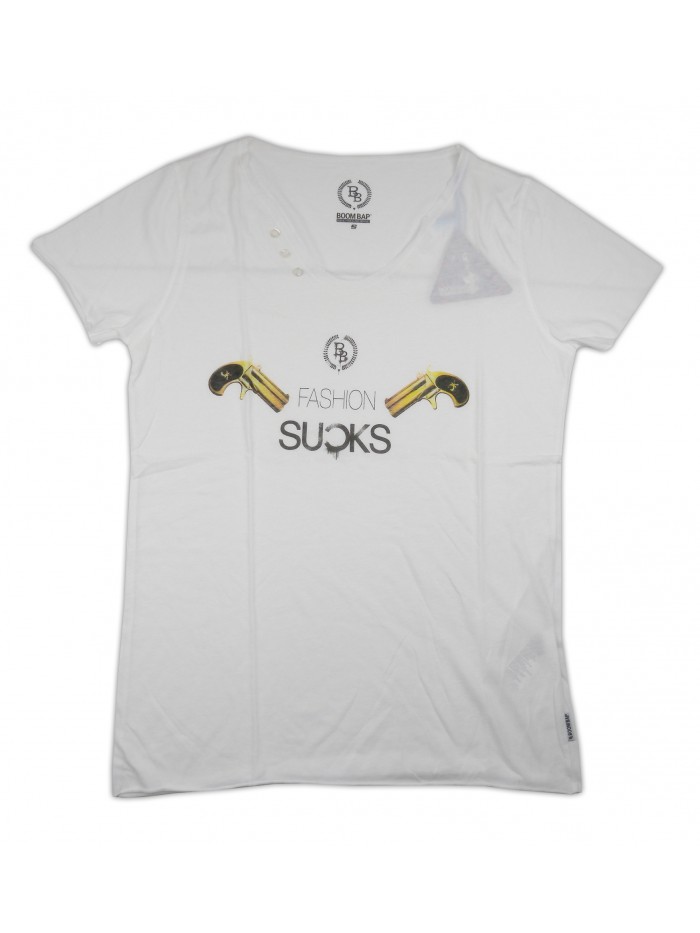 Boom Bap Men's T-Shirt Art. BB0534 Fashion Sucks White Boom Bap Men's T-Shirt Art. BB0534 Fashion Sucks White