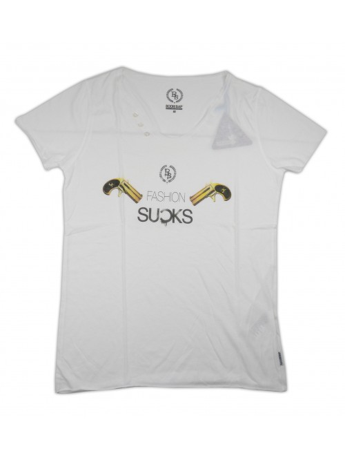 Boom Bap Men's T-Shirt Art. BB0534 Fashion Sucks White Boom Bap Men's T-Shirt Art. BB0534 Fashion Sucks White