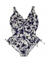 Franca Von Wunster Women's Swimsuit Two-Tone Floral Fantasy